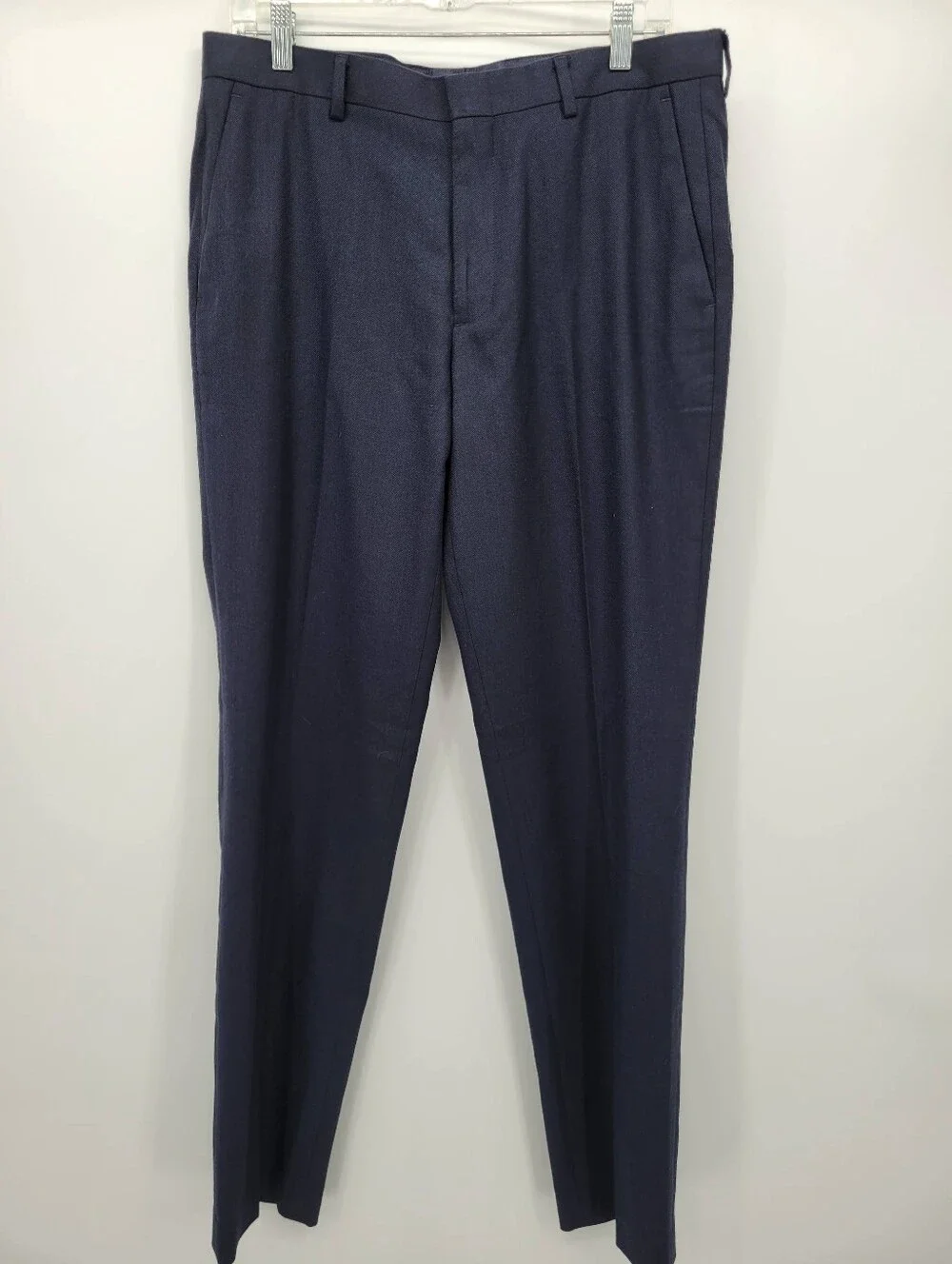 J Crew Ludlow Slim-fit suit pant in English cotton- wool blend Size 33x34 Navy